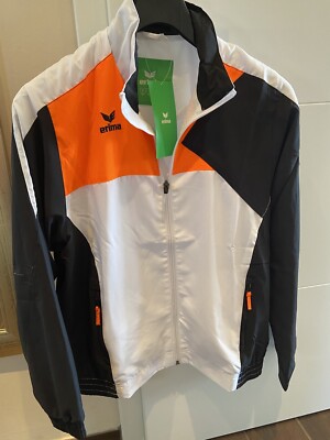 Erima Premium one Trainingsjacke, Sportjacke, orange,NEU,Kinder Gr 164