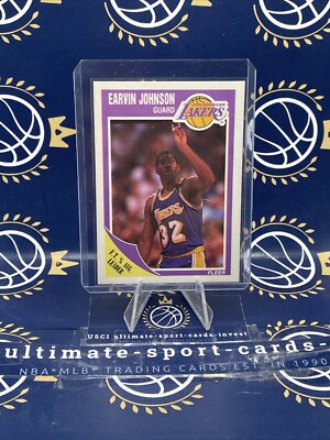  1989-90 Fleer  EARVIN MAGIC  JOHNSON LAKERS LOS ANGELES #77-Mint**