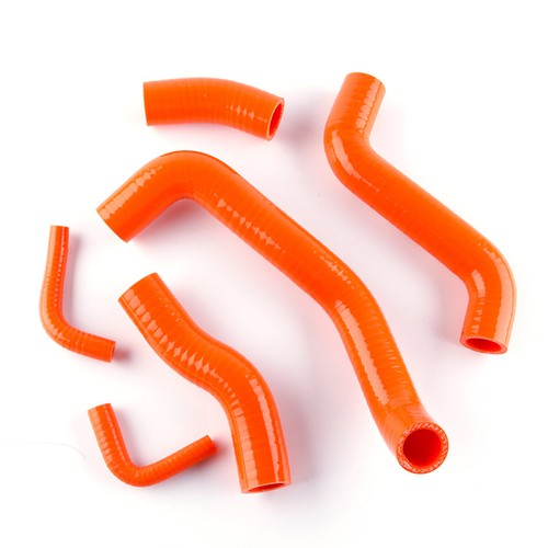 Silicone Radiator Hose Kit Fit 2002-2007 Kawasaki ZRX1200R Coolant Pipes Red New - Picture 4 of 6