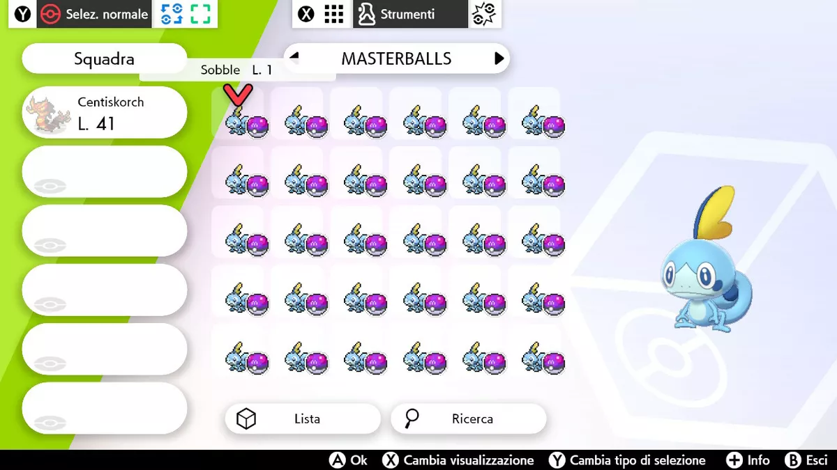 Shiny legendary bundle for Pokemon Sword and Shield + 6 Masterballs