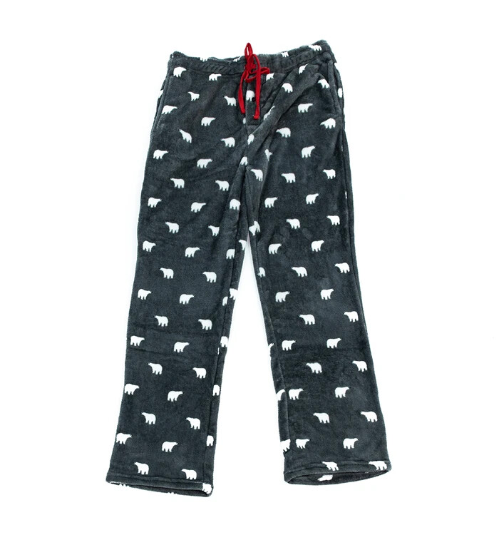 Coca-Cola Polar Bear Mens Unisex Fuzzy Soft Cozy Lounge Pajama