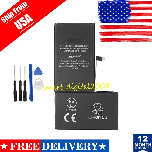 616-00507 616-00506 Battery for Apple iPhone XS MAX 616-00502 616-00499 A1921 US