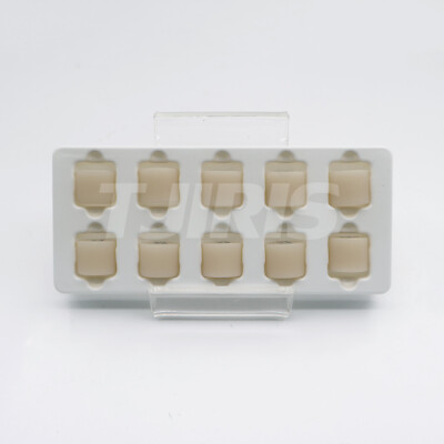 10pcs Dental Glass Ceramic Lithium Disilicate (LS2) IPS Emax Press Ingots