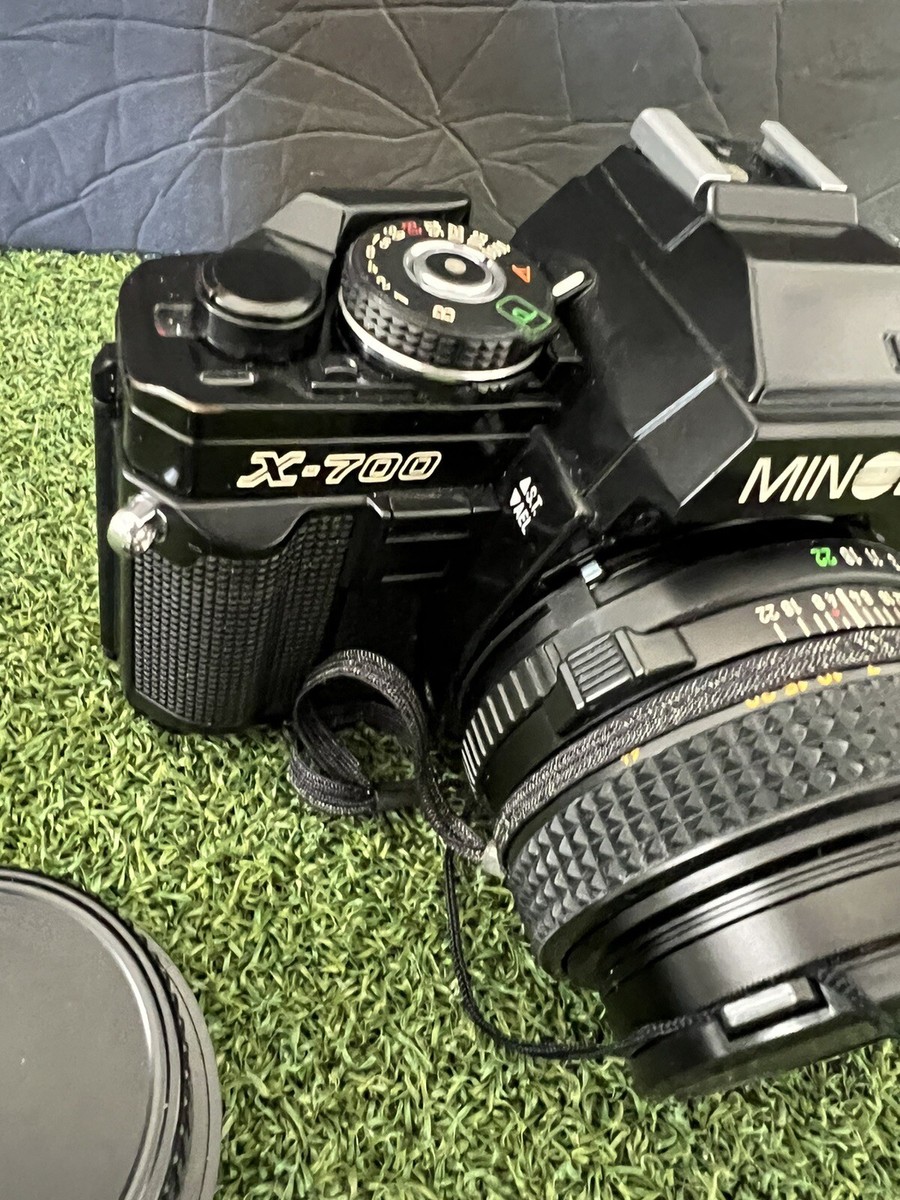 Minolta X-700 35mm SLR Film Camera W/ 2 Lenses 50mm and 70-210 mm