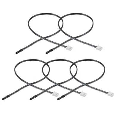 UXCELL 5pcs 10K NTC Thermistor Probe 15.7 Inch Temperature Sensor for Air Conditioner