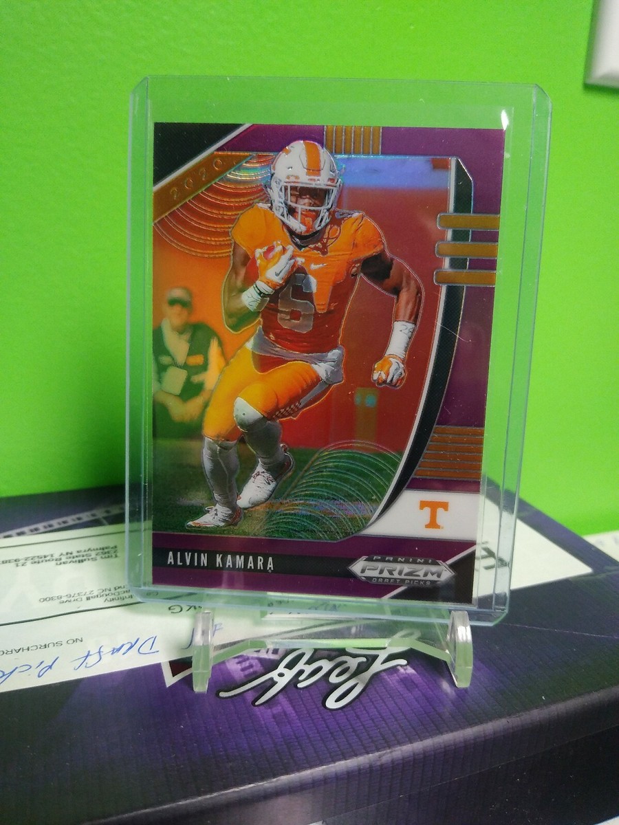 2020 Prizm Draft Picks Alvin Kamara Purple Prizm #6 Volunteers