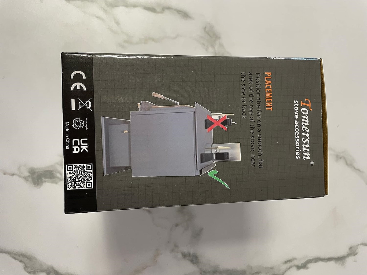 Tomersun Log Burner Fan Small 4Blades Wood Burning Stove Fan Heat | eBay