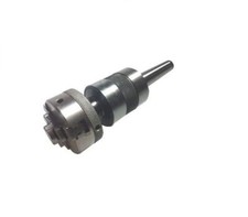 Revolving Live Center MT3 Shank with 65mm 3 jaw Self Centering Chuck