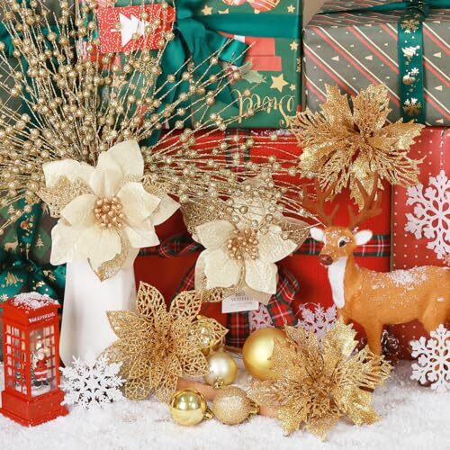  92PCS Christmas Decorations, Christmas Tree Ornaments, Christmas Balls, - Picture 3 of 7