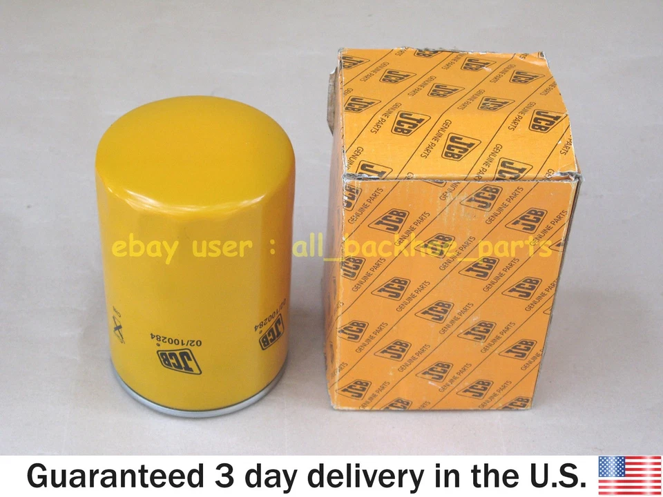 JCB BACKHOE - GENUINE JCB OIL FILTER (PART NO. 02/100284 02/100284A) - Image 3 of 4
