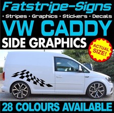 to fit VOLKSWAGEN CADDY GRAPHICS STICKERS STRIPES DECALS DAY VAN HIGHLINE R LINE