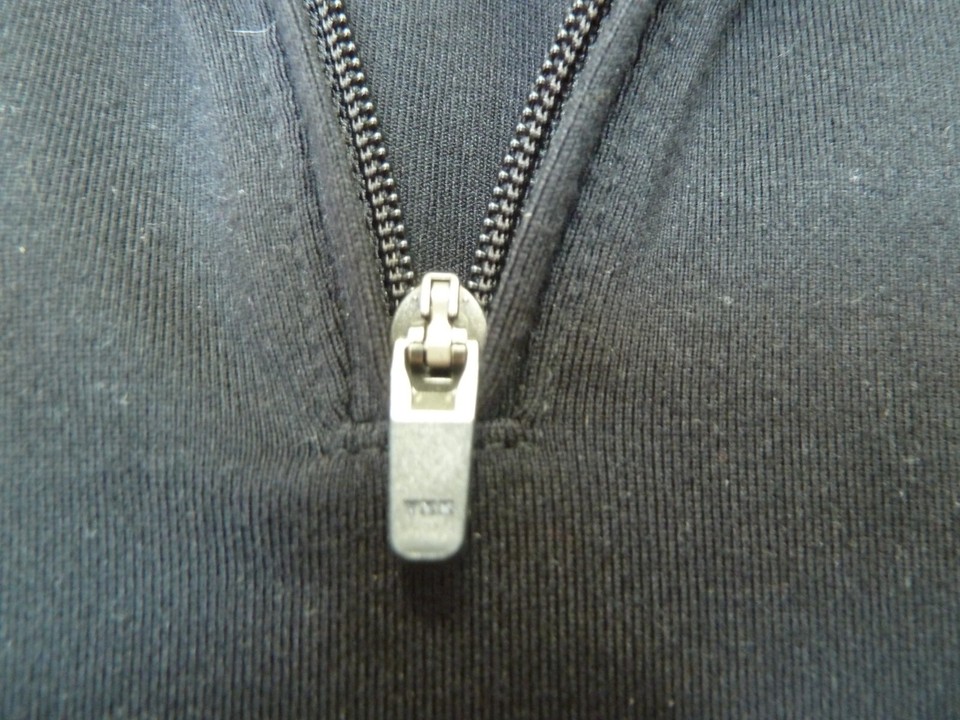 Donald Ross Sweater Mens LARGE Black Quarter Zip Performance Pullover Golf eBay