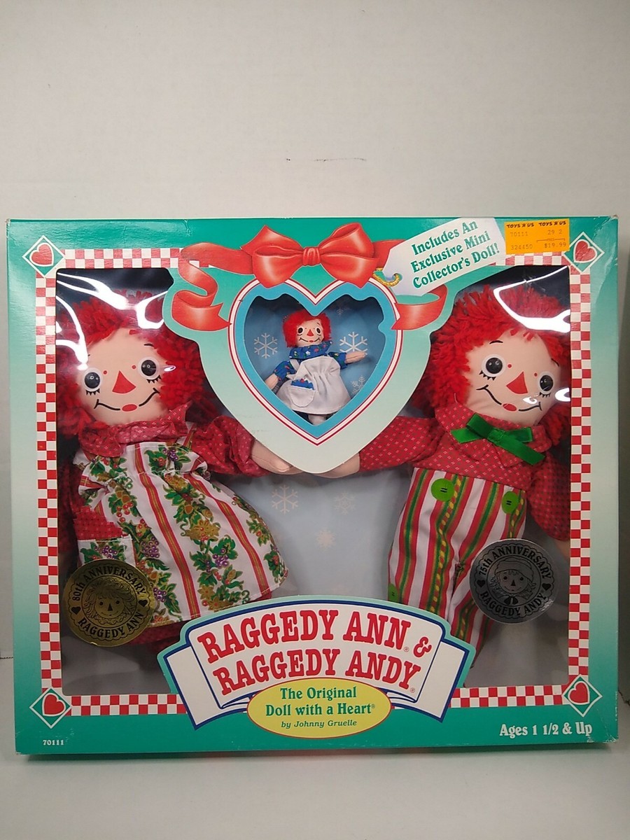 Raggedy Ann & Raggedy Andy The Original Doll with a Heart by