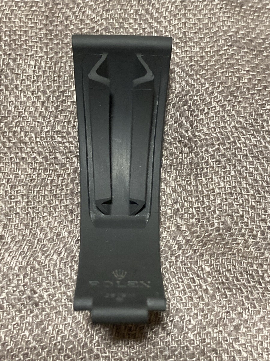 【純正】ROLEX OYSTERFLEX バンド 350501 ROLEX OEM Daytona Oysterflex 20mm BLACK Rubber Strap Set