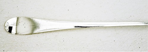 14 ½” Scottish Sterling Silver Bright-cut Ladle Hallmarked James Hewit 1778 - Picture 4 of 12