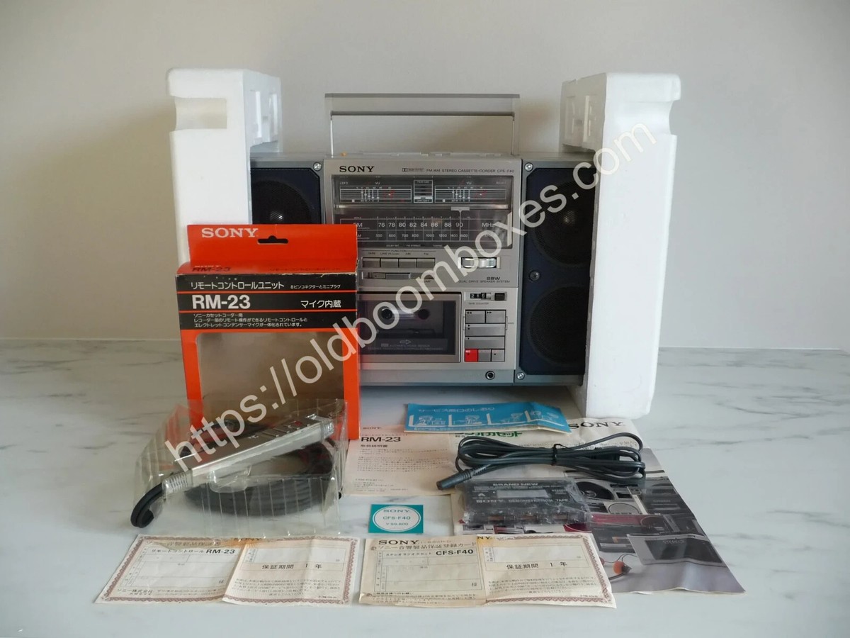 SONY CFS-F40 Stereo Radio Cassette Recorder | eBay
