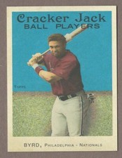 MARLON BYRD 2004 Topps Cracker Jack MINI BLUE Parallel Card #131 Phillies 04