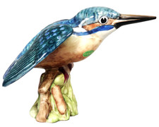 KINGFISHER by Beswick 5" tall Restored Beak Tip NEW NEVER SOLD Made in England