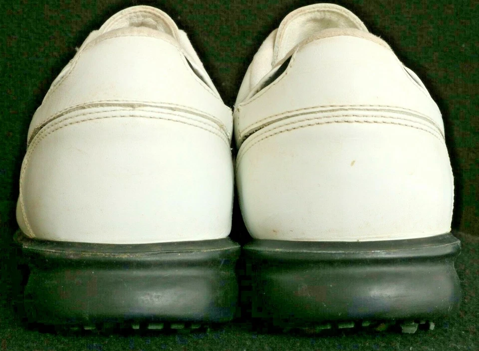 Oakley белый черный мягкий шипы шнурует вверх гольф бутсы кроссовки обувь женщин 7,5 - Изображение 3 из 4