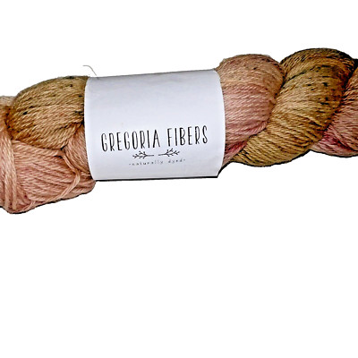 Yarn Polwarth Yarn Sugar Pine DK Weight 100g 233m Naturally Dyed Gregoria Fiber