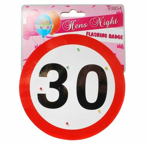 Thumbnail - Geschenkartikel 30.geburtstag Verkehrsschild 30 Party Deko Girlanden