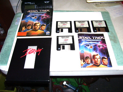 STAR TREK 25th ANNIVERSARY INTERPLAY PC CD-Rom Dos Version Game 1992, 93