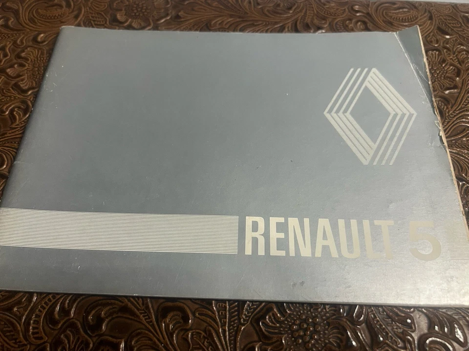 RENAULT 5 Alpine Manual del Propietario Y Mantenimiento GORDINI ORIGINAL 4 Piezas Foto 3 de 4