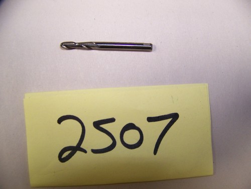 .125 DIA 2FL CARBIDE BN ENDMILL .540 LOC 1.5 OAL, LOT OF 3EA (ITEM #2507) - Picture 2 of 2