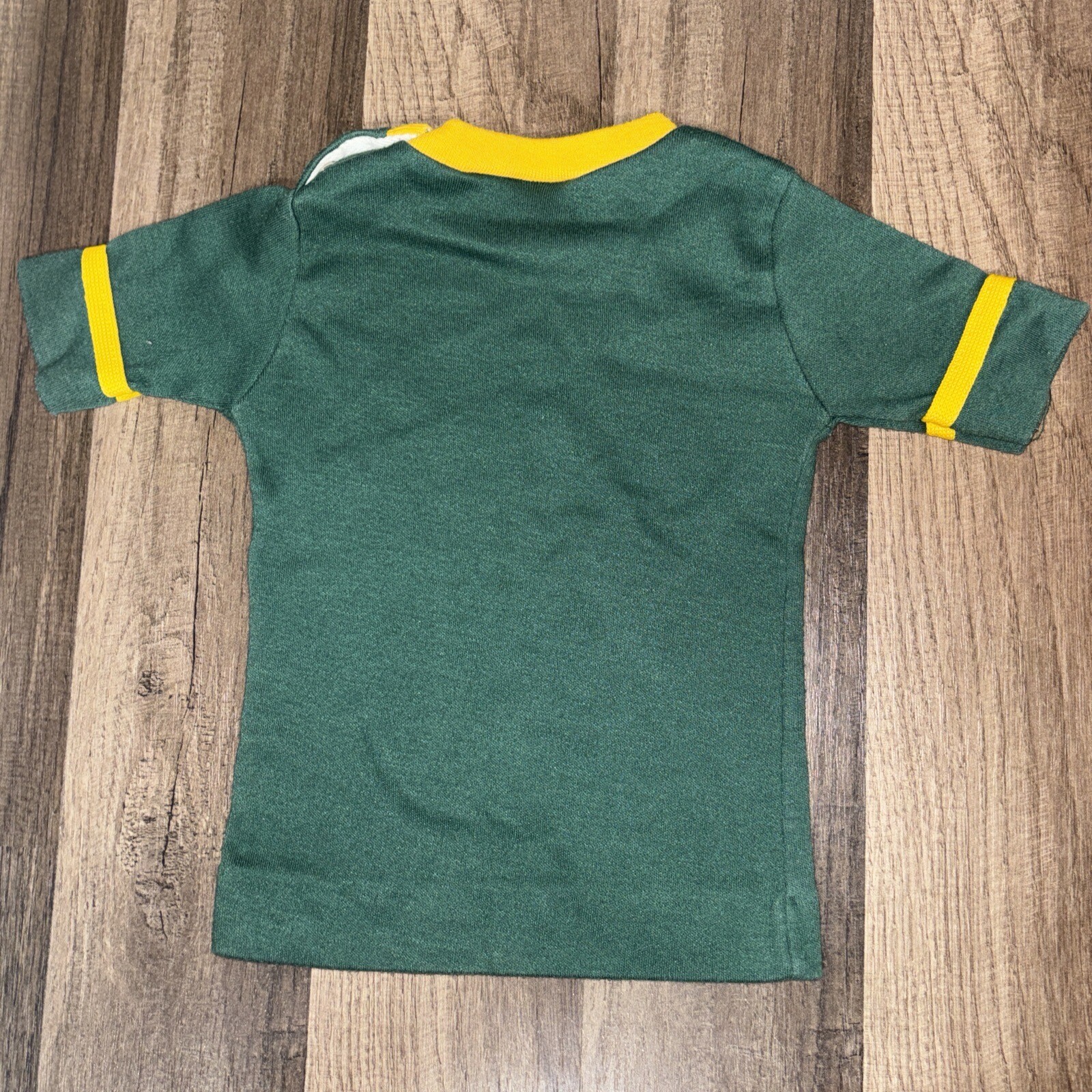 VTG Notre Dame Shirt Size 18 Months Green Uni Tot NCAA Football 70s 80s Toddler eBay