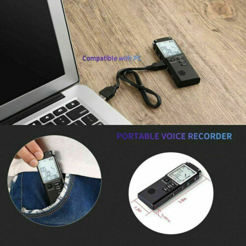 Mini Spy Digital Audio Recorder Voice Activated Dictaphone Mp3 Lecture Recorder - Picture 11 of 14