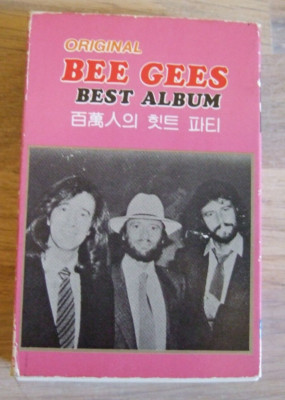 Original BEE GEES Best Album MC TGR South Korea Kassette Slipcase TDK 307 Asia