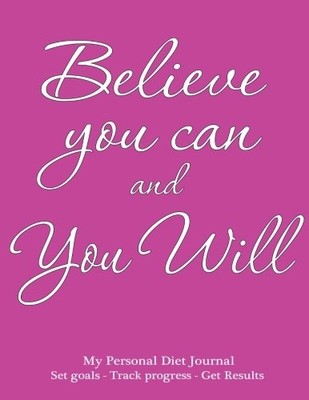 MY PERSONAL DIET JOURNAL SET GOALS - TRACK PROGRESS - GET By Spicy Journals NEW