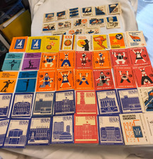 alte  Streichholzetiketten, Karton,Luxuskoffer  Coswig, DDR, 54 Stück