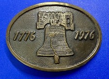 Bicentennial American Liberty Bell 1776 1976 America Patriots USA Belt Buckle