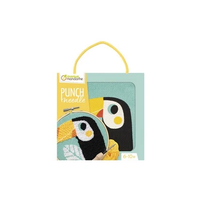 Canevas - Punch Needle - Toucan - Enfant - Avec tambour et accessoires - Photo 1/3