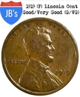 1919 (P) Lincoln Wheat Cent Penny 1c - Circulated Good/Very Good (G/VG)