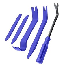 5 Pcs Car Trim Removal Tool Kit - Auto Clip Removal Pry Tool for Door Blue