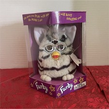 Tiger Furby Electronic Interactive Toy Black  White Stripes 70-800 in Box