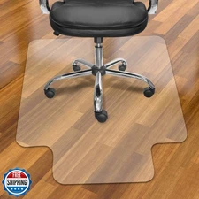 Kasepie 1.5mm Frosted Textured Office Chair Mat for Hardwood Floo