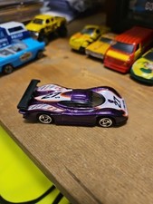 Vintage 1999 Hot Wheels Porsche 911 GT1-98 Race Car Diecast Car Purple