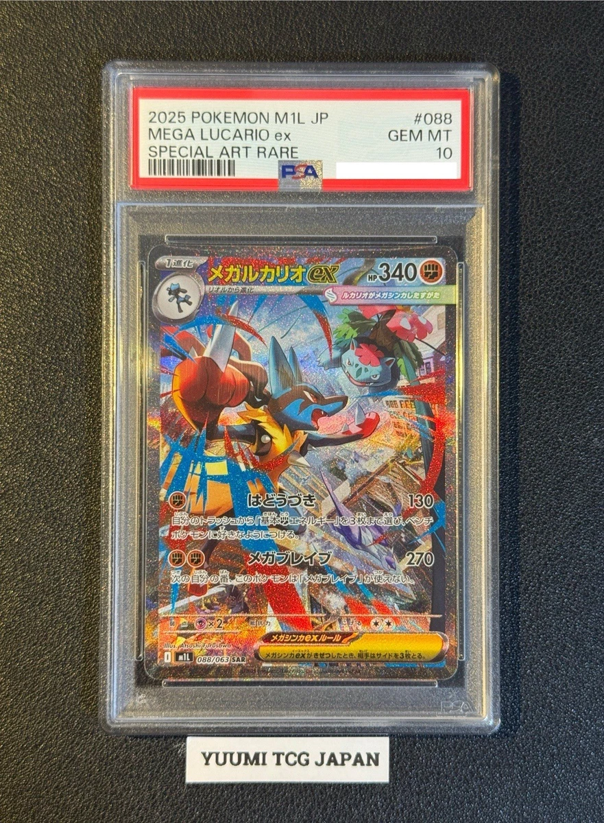 Pokémon TCG Grade 10 Lucario Individual Collectible Card Game