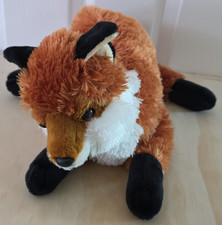 Aurora Fox Plush Stuffed Animal, Orange/White/Black Small 6-14in Washable