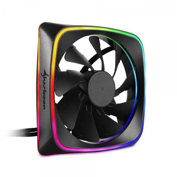 Sharkoon RGB SHARK Lights Case per computer Ventilat - Immagine 2