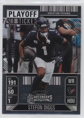 2024 Panini Contenders Playoff Ticket 134/199 Stefon Diggs #40 00gy
