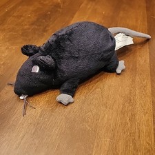 Ikea Gosig Ratta Black Rat 8" Plush Stuffed Animal