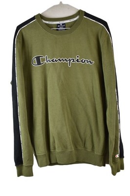 CHAMPION grünes Sweatshirt Gr. S Herren Rundhals Pullover Pulli Freizeit Outdoor