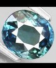 Teal SAPPHIRE UNHEATED GEMSTONE MATHURA MINED — photo 1