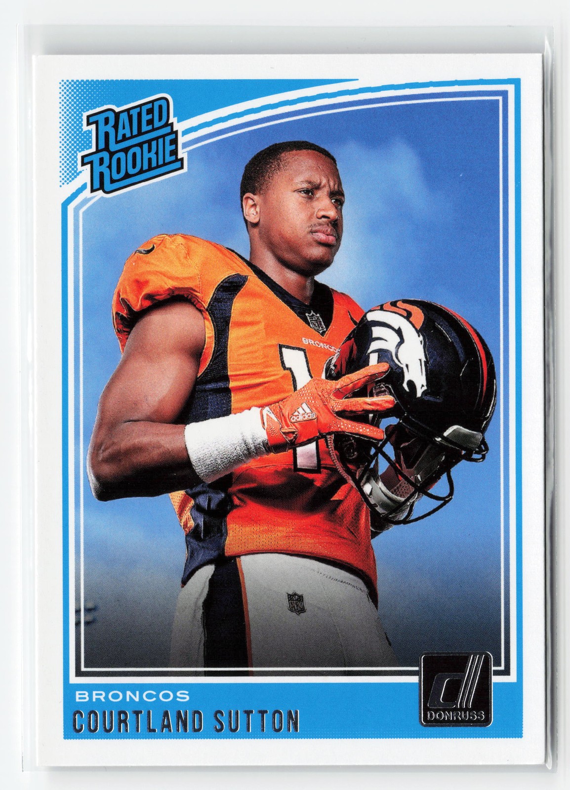 COURTLAND SUTTON #312 RC 2018 PANINI DONRUSS BRONCOS ROOKIE
