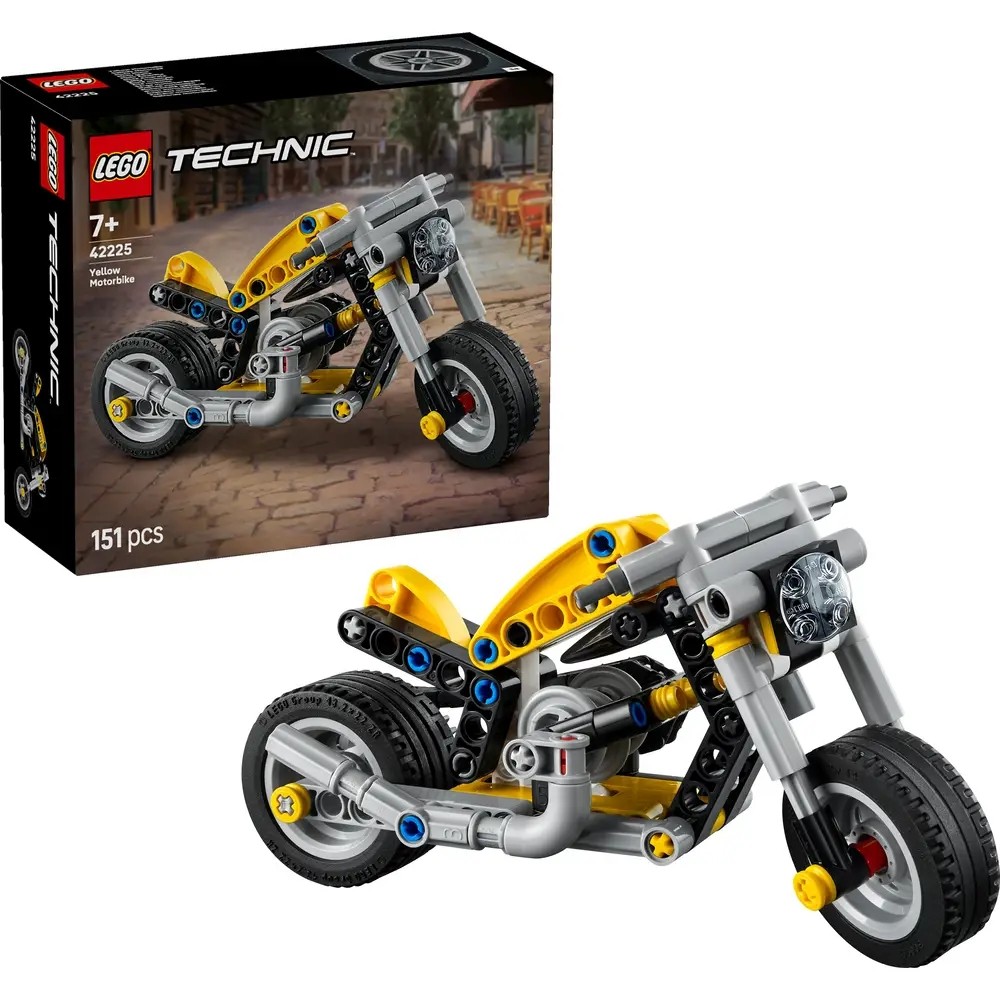 LEGO Technik 42225 Gelbes Motorrad - NEU & OVP - 151 Bauteile - 3-Kolben-Motor - Bild 18