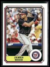 James Wood Rookie 2025 Topps Archives 1987 Boardwalk and Baseball Washington